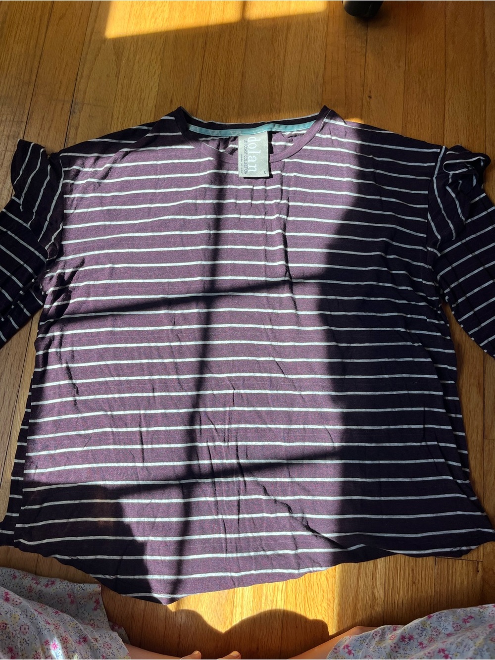 Anthropologie Striped cap-Sleeve Women’s Top